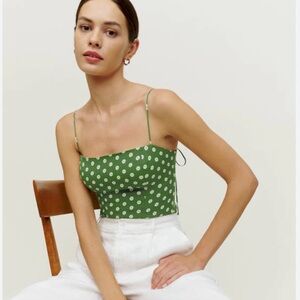 reformation meyer top hannah sz 6 NWT